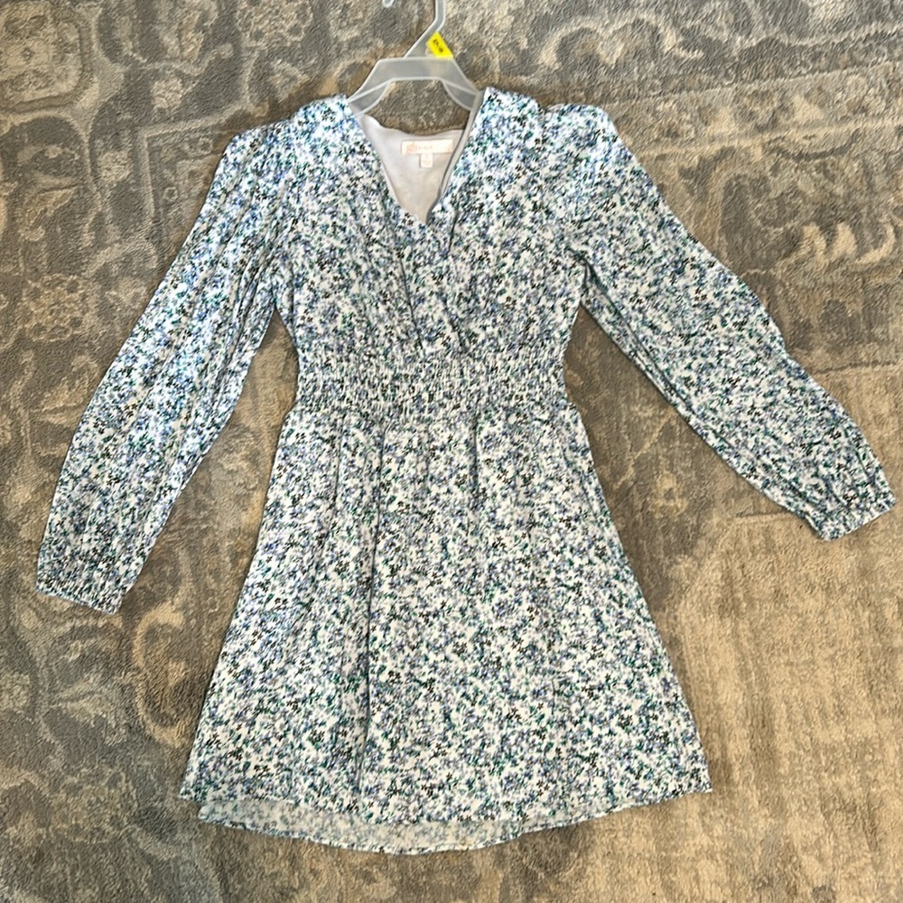 Chelsea and Violet girls smocked waist floral dress